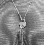 cute lock and key matching necklaces couples