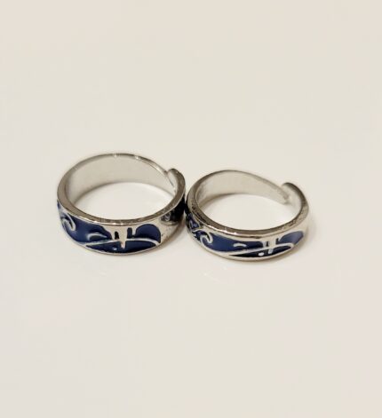 starry night couple rings