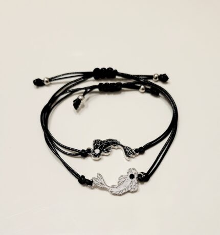 koi fish love matching bracelets for couples